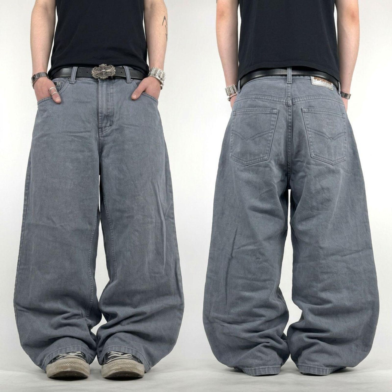 Southpole × Streetwear × Vintage Crazy Y2K Southpole Baggy Jeans