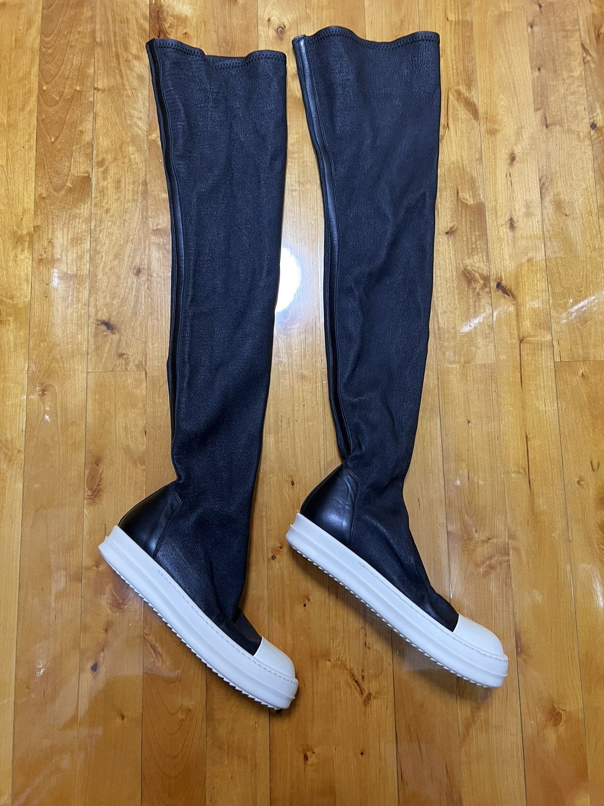 Rick Owens Rick owens mainline leather thigh high stocking sz35.5 Size US 5.5 / IT 35.5 - 4 Thumbnail