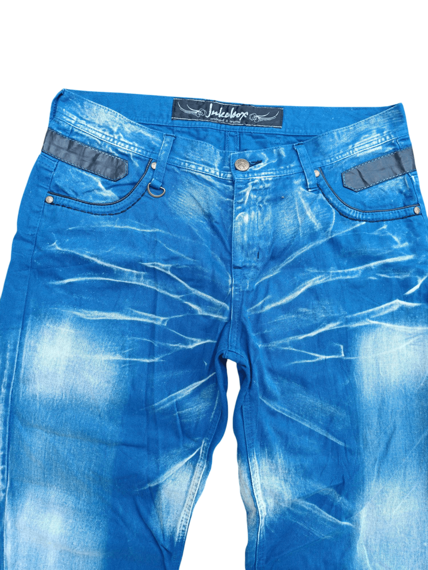 Japanese Brand × Vintage FYEE 🔥 Jukebox Rare Whiskers Denim E242i Size US 34 / EU 50 - 3 Thumbnail