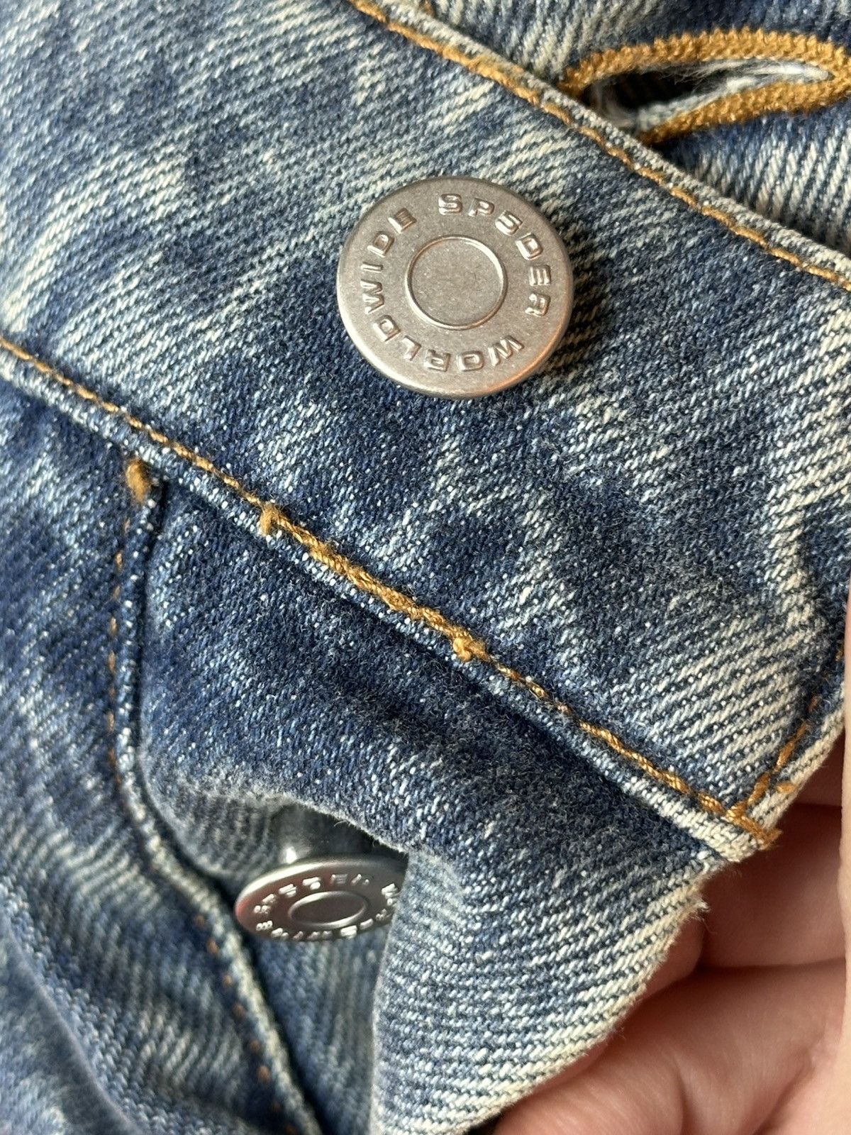 Sp5der Spider Worldwide “Spider” V3 Indigo Denim Jeans Size US 32 / EU 48 - 11 Thumbnail