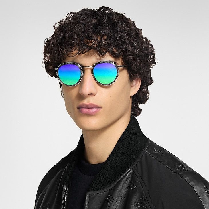 Louis Vuitton LV Super Vision Metal Round Sunglasses Size ONE SIZE - 5 Thumbnail