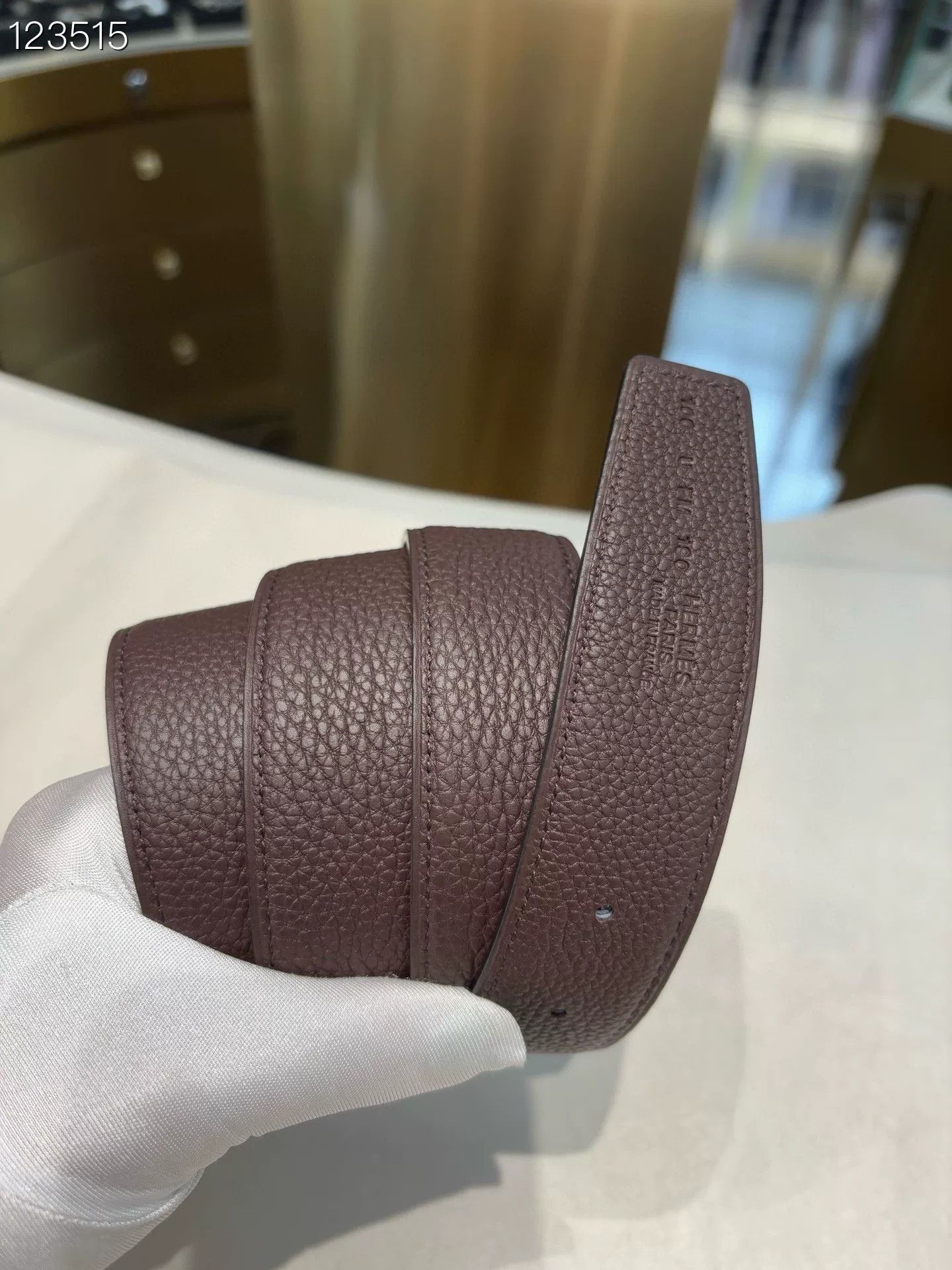 Hermes Hermès 040752v511 Brown Strap 3.2cm Size ONE SIZE - 1 Thumbnail