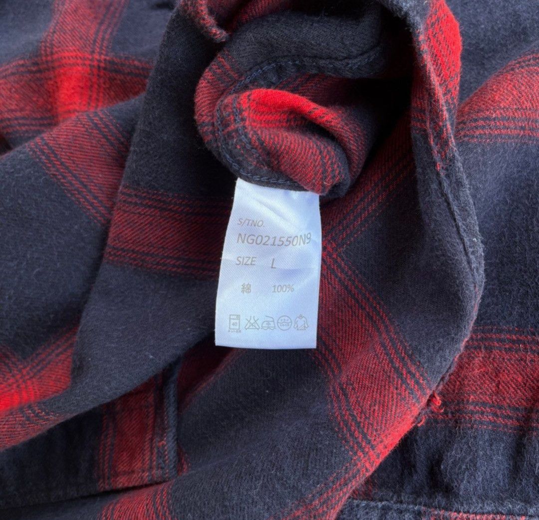 Japanese Brand GLOBAL WORK Veterano Flanel Shirt Size US L / EU 52-54 / 3 - 6 Thumbnail