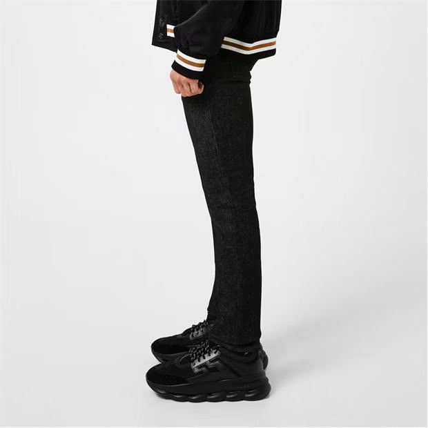 Versace o1g2r1mq0824 Medusa Flame Straight Leg Jeans in Black Size US 32 / EU 48 - 4 Thumbnail
