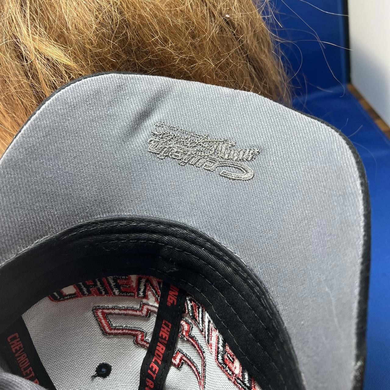 Designer Chevrolet Racing Gray Cap with Flames Size ONE SIZE - 6 Thumbnail