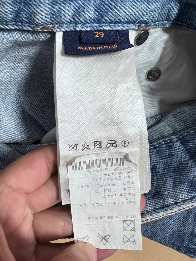 Louis Vuitton Louis Vuitton New destruction logo monogram printed jeans Size US 29 - 4 Thumbnail
