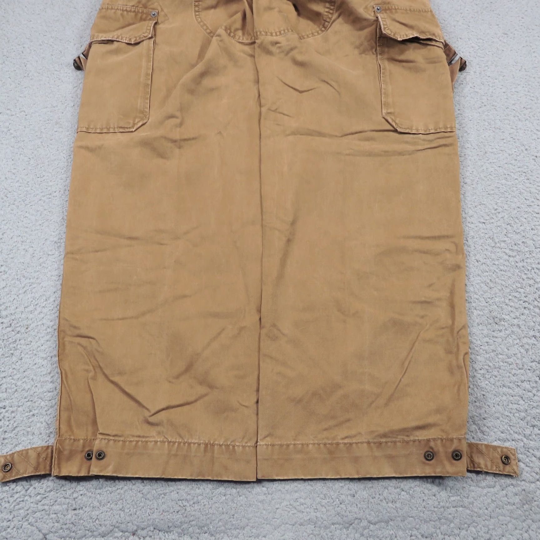 Old Navy VTG Old Navy Pants Mens 32 Baggy Cargo Wide-Leg Khaki 90s Grunge USA Fatigues Cartoon? Size US 32 / EU 48 - 5 Thumbnail