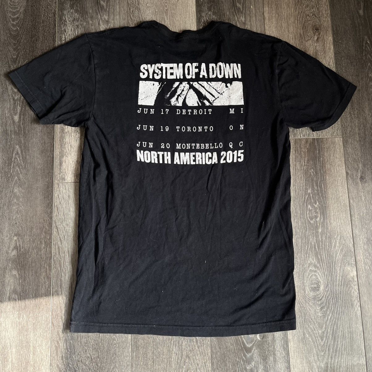 Band Tees Vintage System of a Down North America 2015 Band Tour Tee Size US M / EU 48-50 / 2 - 2 Thumbnail