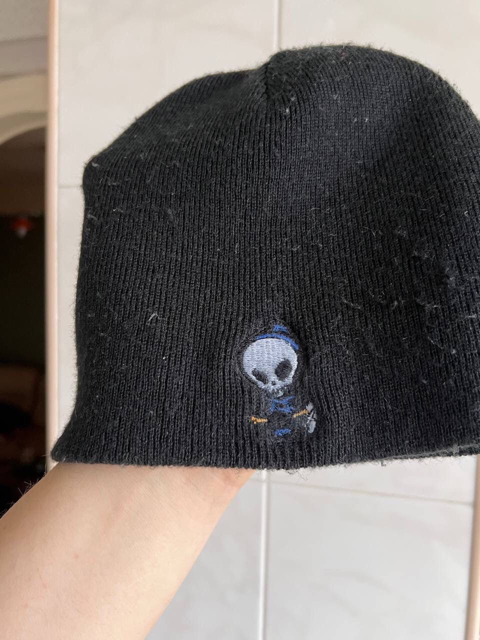 Hook-Ups × Shorty's Skateboards × Vintage Blind Skateboard Vintage Beanie Hat Skeleton Size ONE SIZE - 4 Thumbnail
