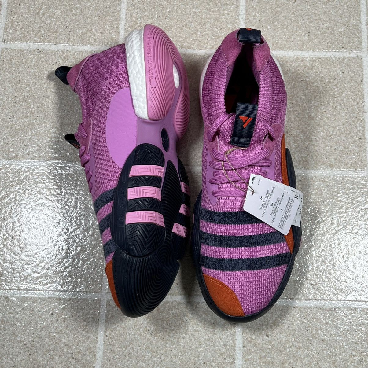Adidas NWT Mens Adidas Trae Young 2 Stratosphere Lilac Shoes Size US 10.5 / EU 43-44 - 3 Thumbnail