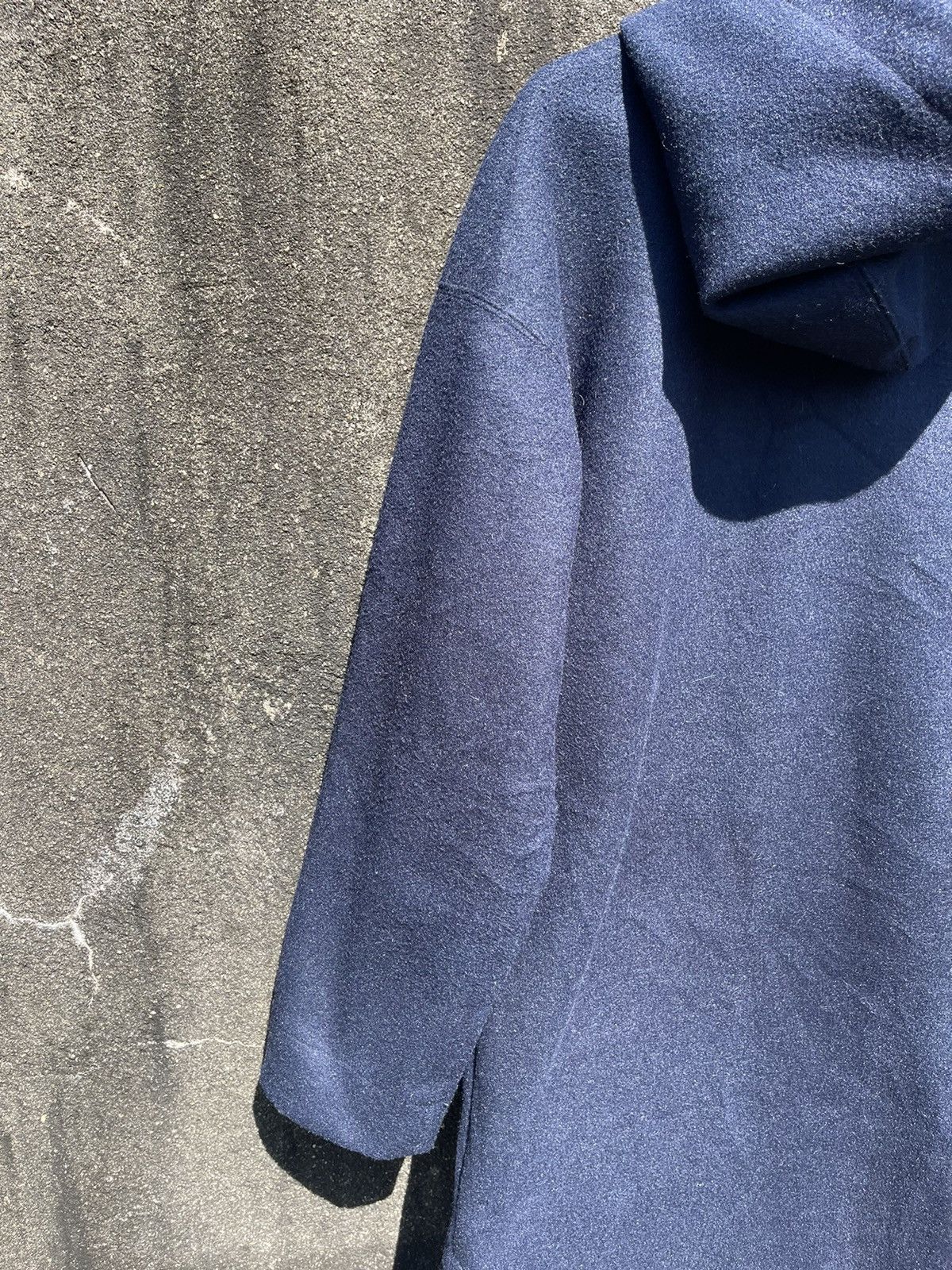 Japanese Brand Vintage Part2 by Junko Shimada Wool Hooded Coat – Navy (M) Size US M / EU 48-50 / 2 - 13 Thumbnail