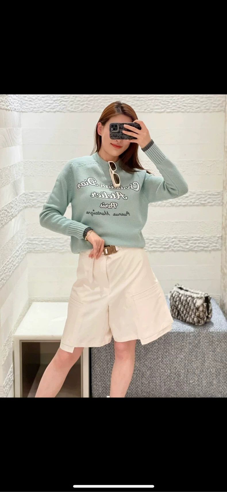 Dior Dior Beige buckle workwear shorts 2504-Nextarrow Size US 32 / EU 48 - 9 Thumbnail