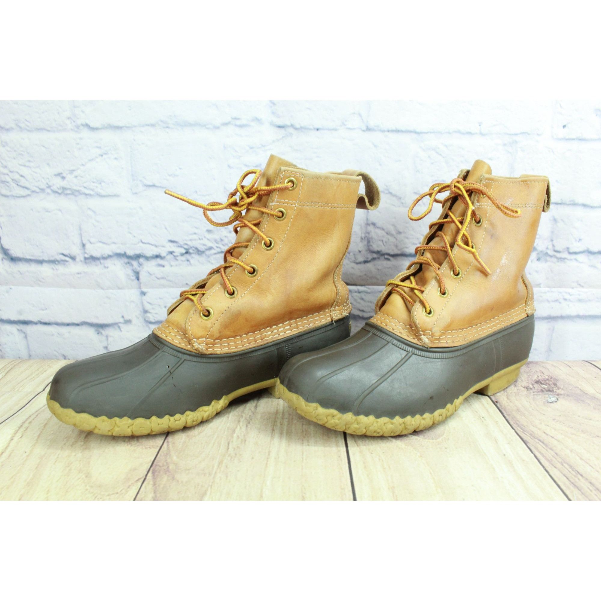 L.L. Bean LL Bean Women's Brown Lace Up Insulated Boots Size US 6 / IT 36 - 2 Thumbnail