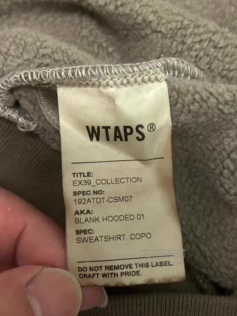 Wtaps Wtaps Washed Hoodie Size US L / EU 52-54 / 3 - 5 Thumbnail