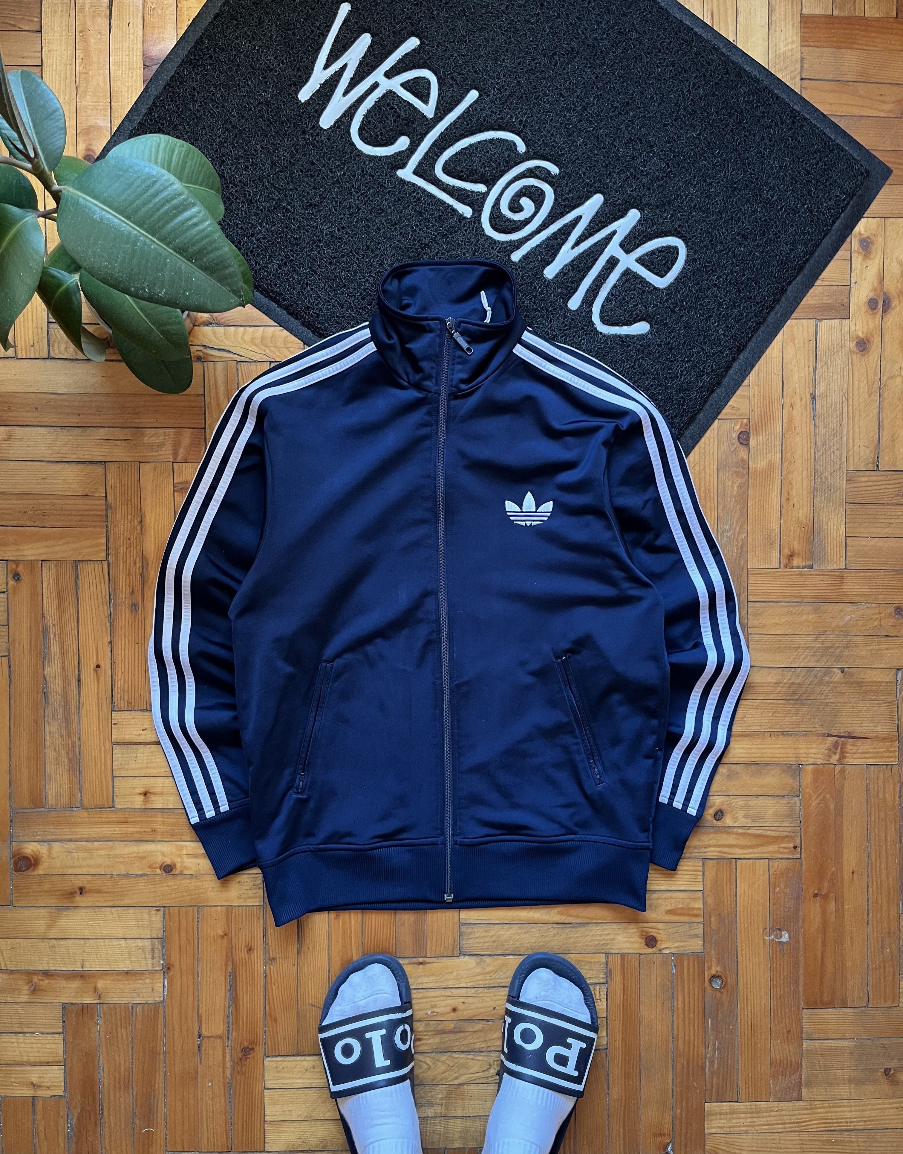 Adidas Vintage Adidas Men’s 90s Firebird Track Blue Jacket Stripes Size US S / EU 44-46 / 1 - 1 Thumbnail