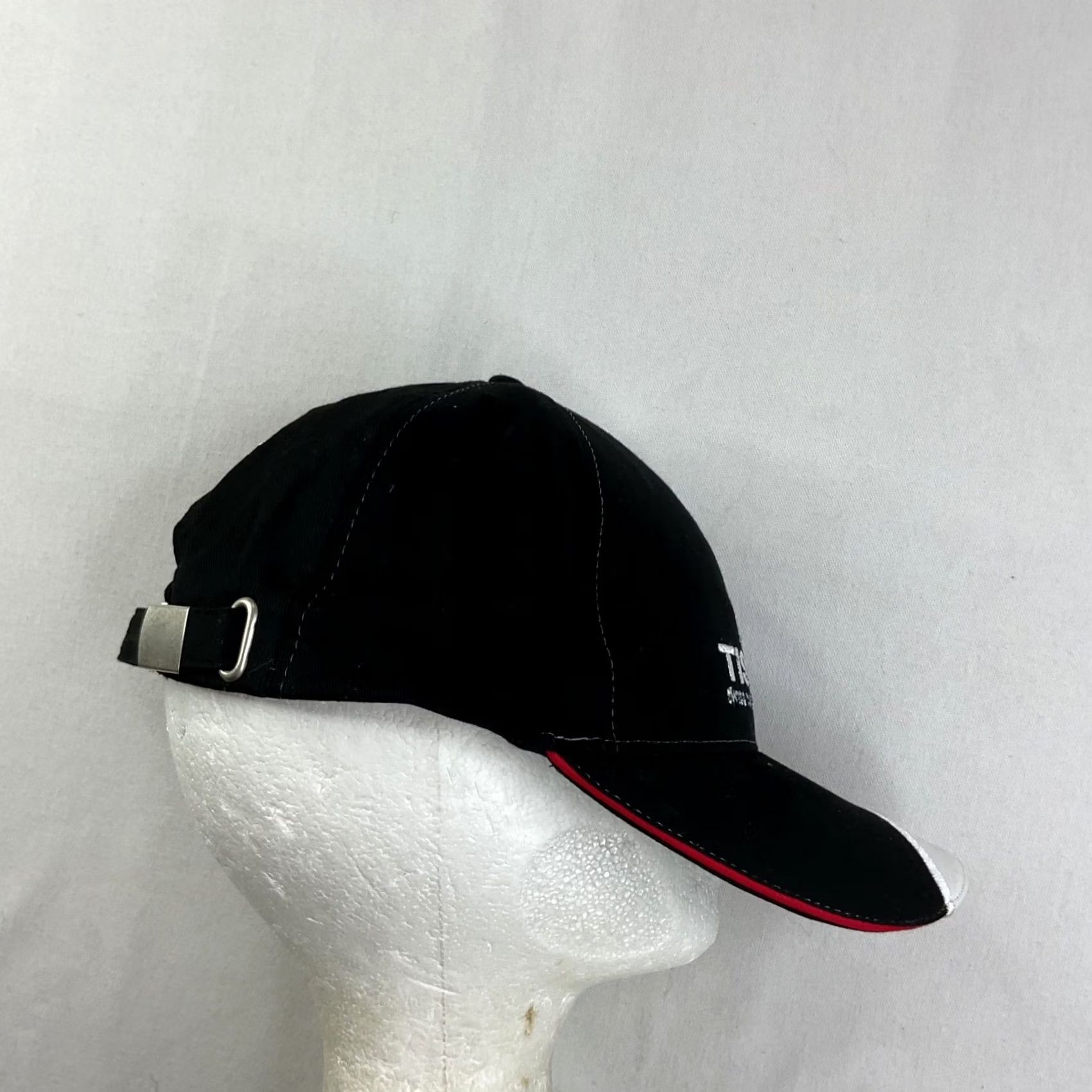 Tissot Hat Baseball Official Timekeeper Swiss Watches Black White Red Adjustable Unisex Adults, Men's — image 4 of 6