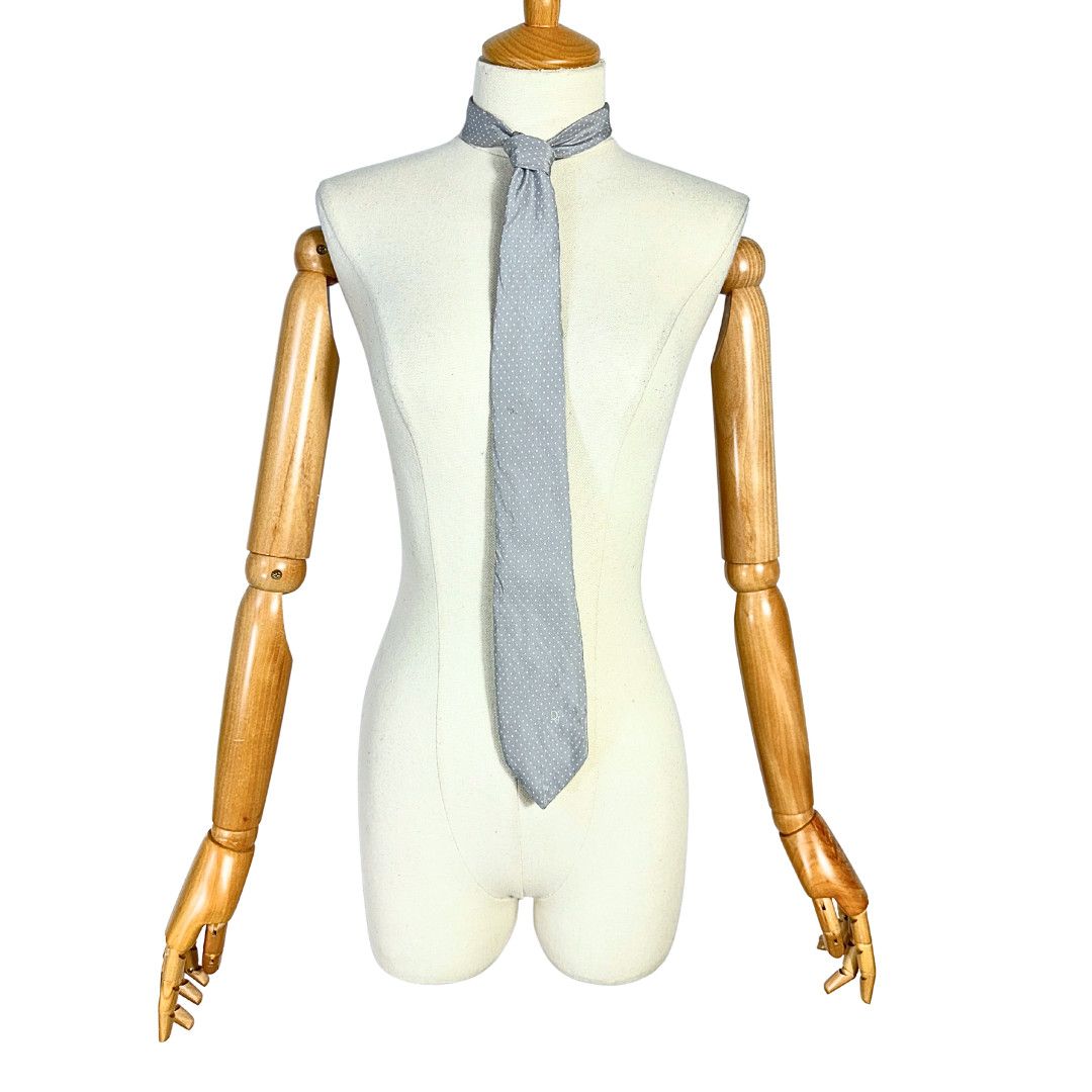 Christian Dior Monsieur Christian Dior silk polka dot neck tie Size ONE SIZE - 1 Thumbnail