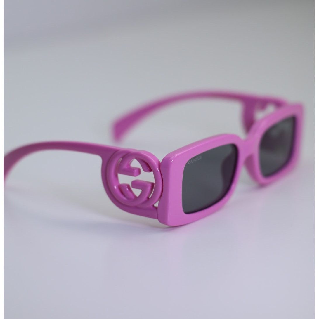 Gucci NEW Gucci Sunglasses GG1325S 006 Pink Grey Unisex Authentic Size ONE SIZE - 3 Thumbnail
