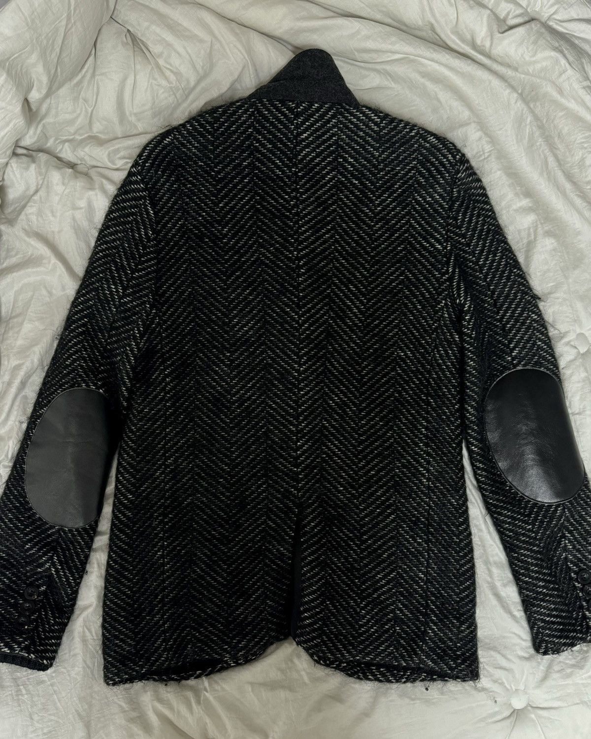 Sacai Sacai mohair blazer jacket Size L / US 10 / IT 46 - 6 Thumbnail