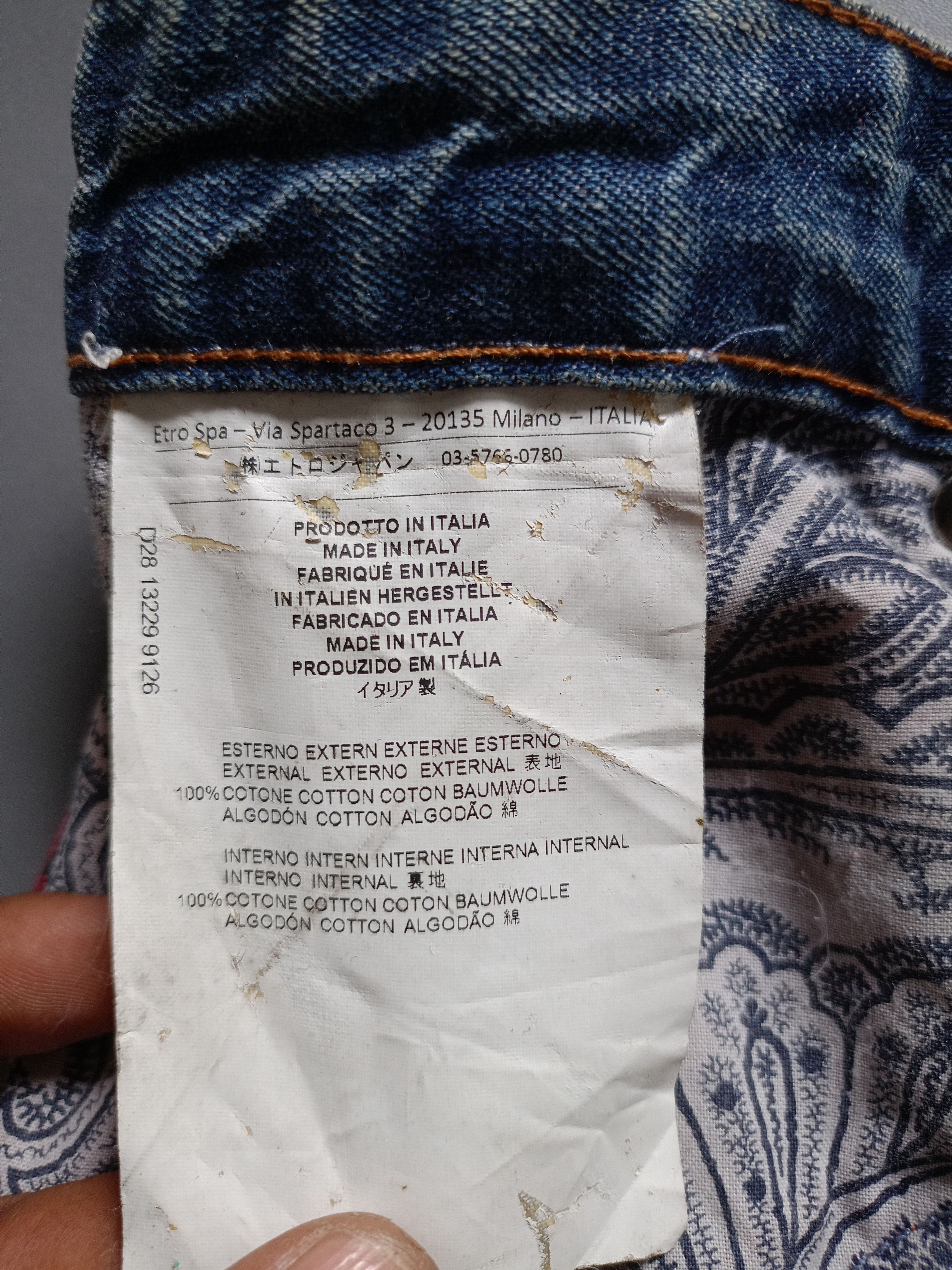 Etro Etro Distressed Baggy Denim Pants Size 28" / US 6 / IT 42 - 14 Thumbnail