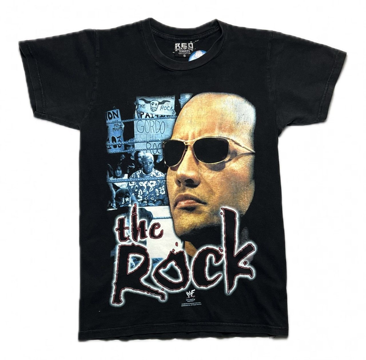 Vintage × WWE × WWF The Rock WWF Tee Size US S / EU 44-46 / 1 - 1 Thumbnail