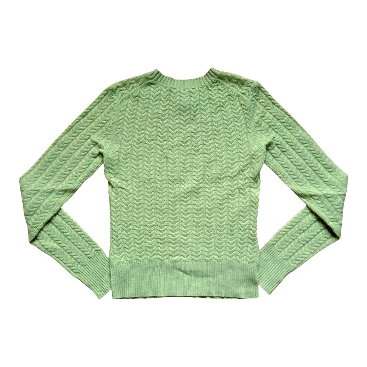 Theory Theory Green Cashmere Sweater | Size XS Size XS / US 0-2 / IT 36-38 - 2 Thumbnail