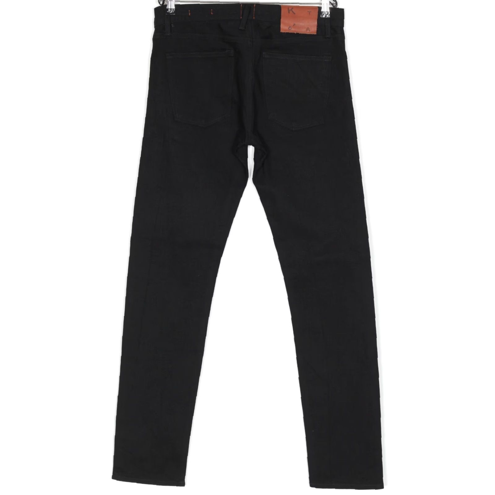 KATO KATO HIROSHI KATO The Pen Slim Selvedge Jeans Men 32 Slim Denim Jeans 5-Pocket Dark Black Size US 32 / EU 48 - 3 Thumbnail