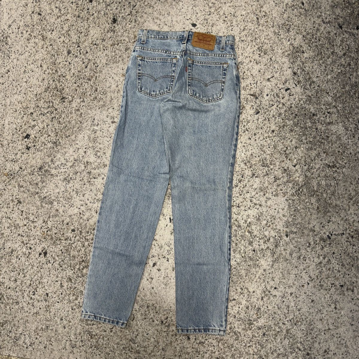 Levi's Vintage 90s Levi’s 550 Light Wash Tapered Denim Jeans Size 27" / US 4 / IT 40 - 8 Thumbnail