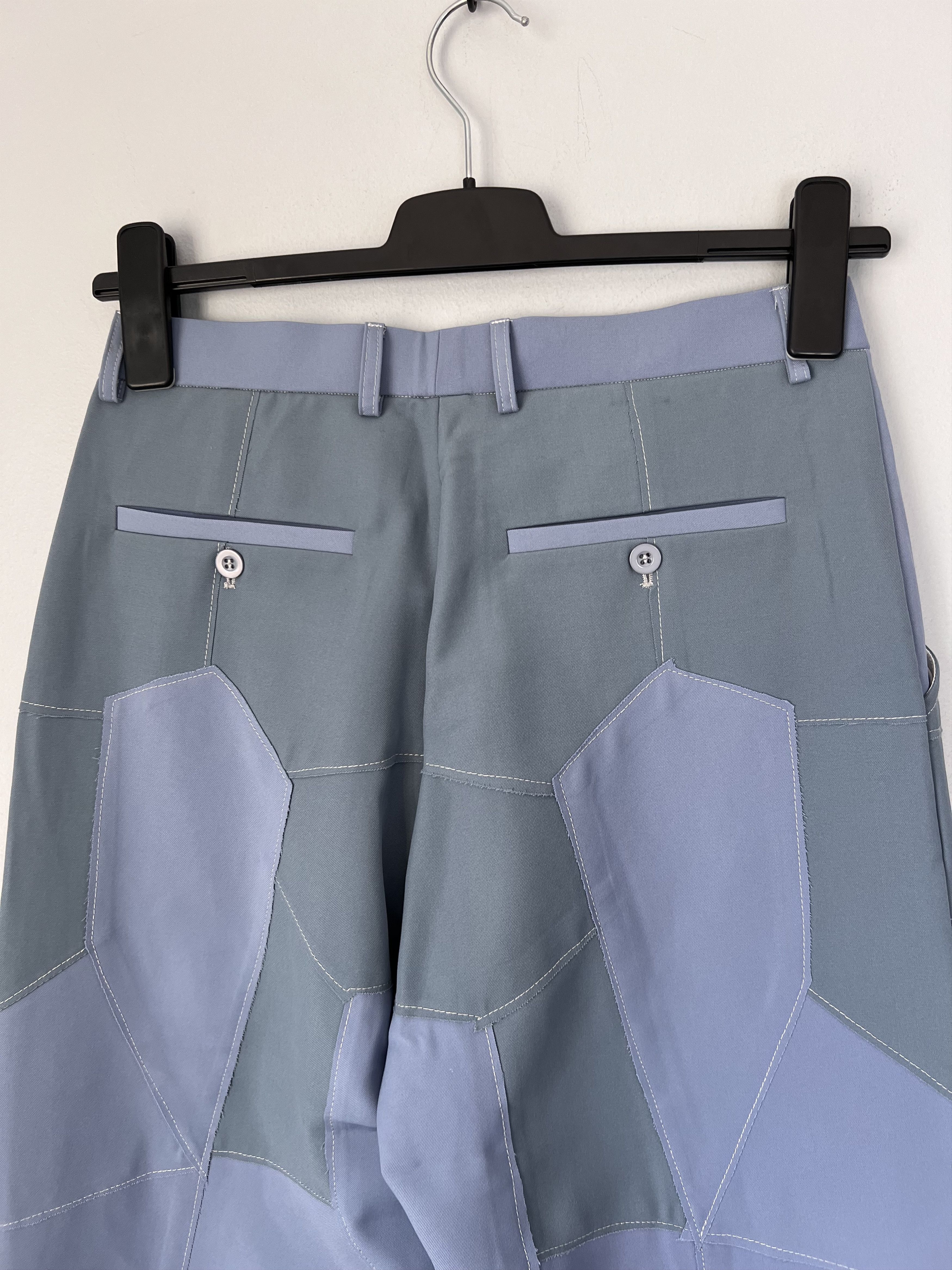 KidSuper Kidsuper Studios Patchwork Gradient Suit Pants in Blue Size US 30 / EU 46 - 5 Thumbnail