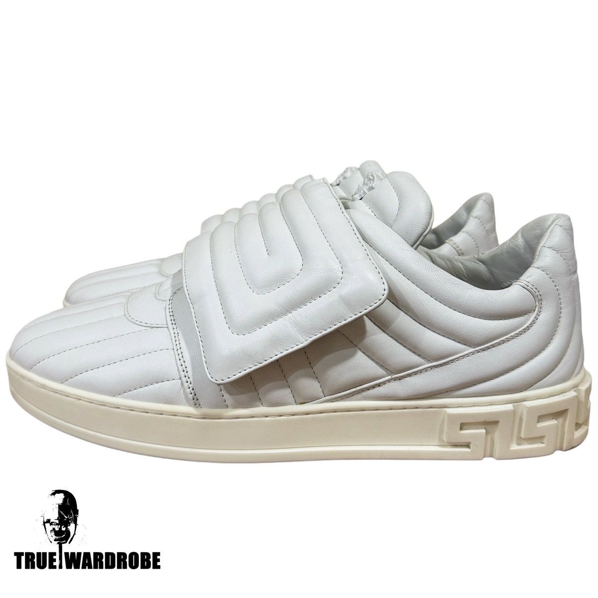 Versace 2016 Versace Velcro Strap Medusa White Low Top Sneakers Size US 10 / EU 43 - 3 Thumbnail