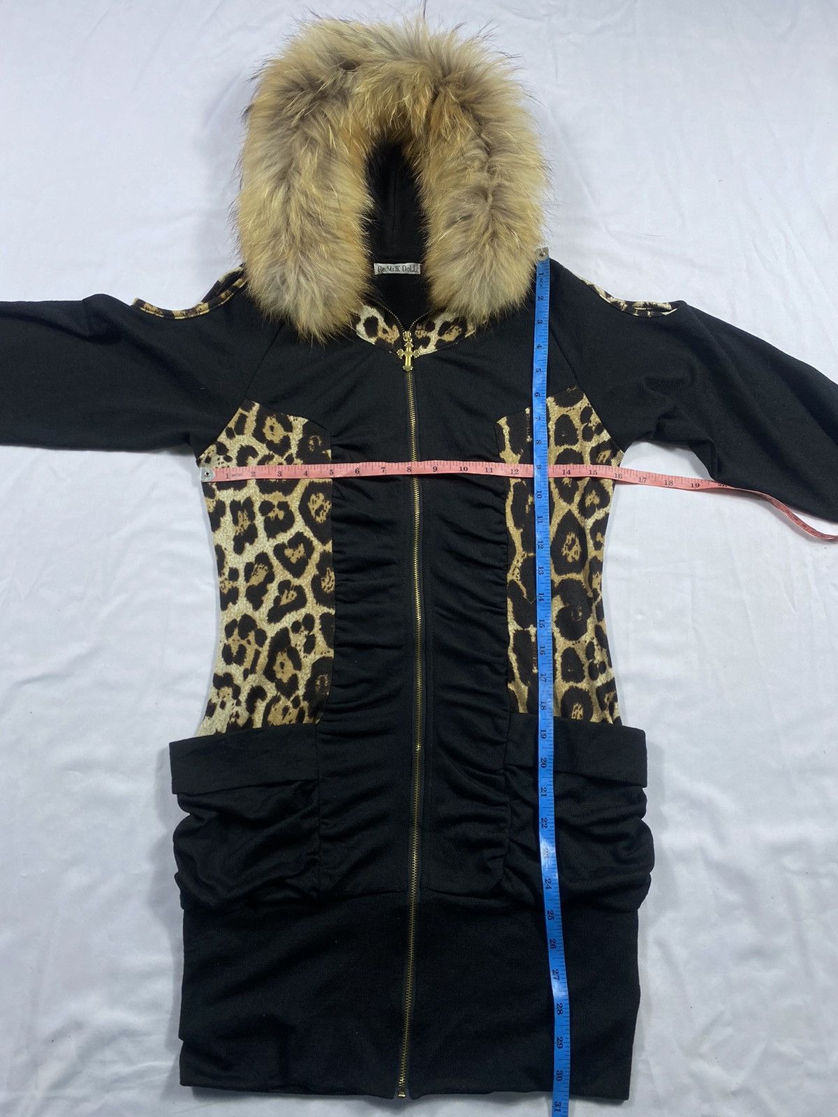 Japanese Brand Japanese ReMix Leopart Fur zip Hoodie Lgb Style Size US S / EU 44-46 / 1 - 12 Thumbnail