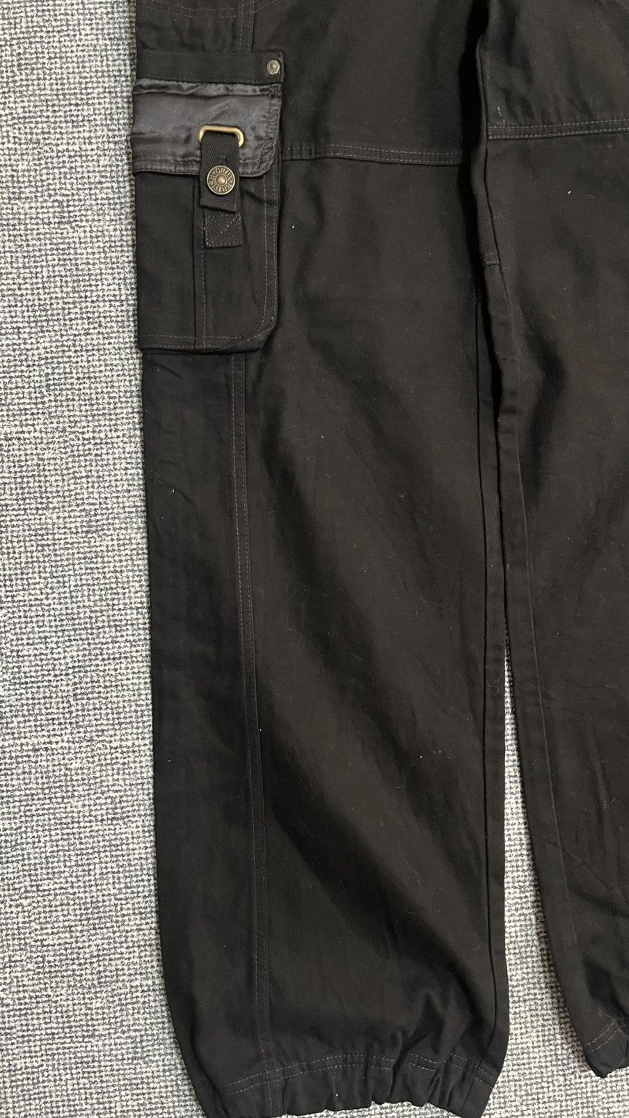 Japanese Brand Vintage Japanese Brand Crux Cargo Black pant size 32 x 30 Size US 32 / EU 48 - 7 Thumbnail