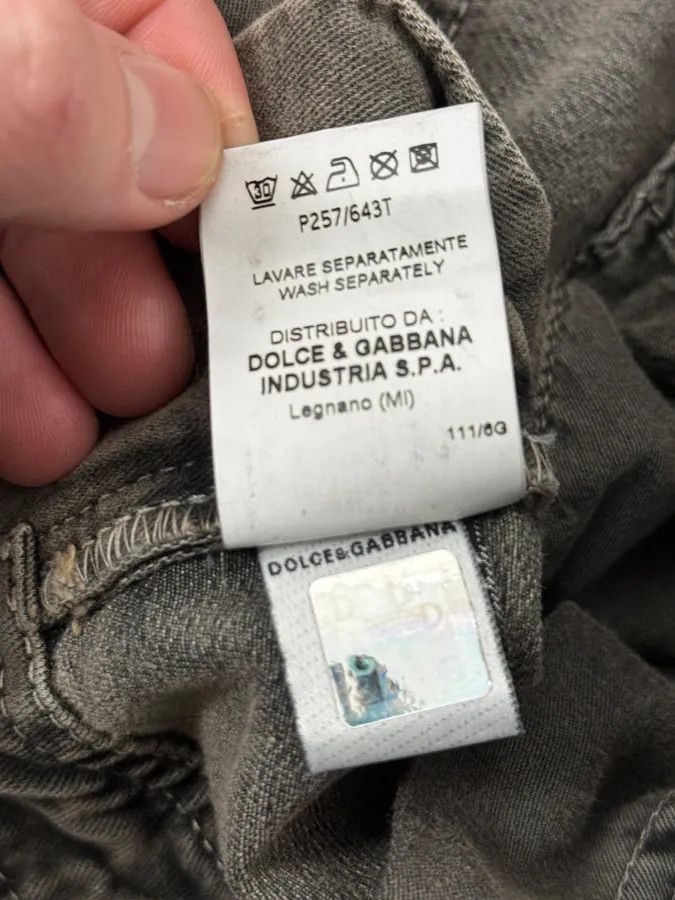 Dolce & Gabbana AW2003 Dolce & Gabbana Grey Bondage Pants Size US 30 / EU 46 - 11 Thumbnail