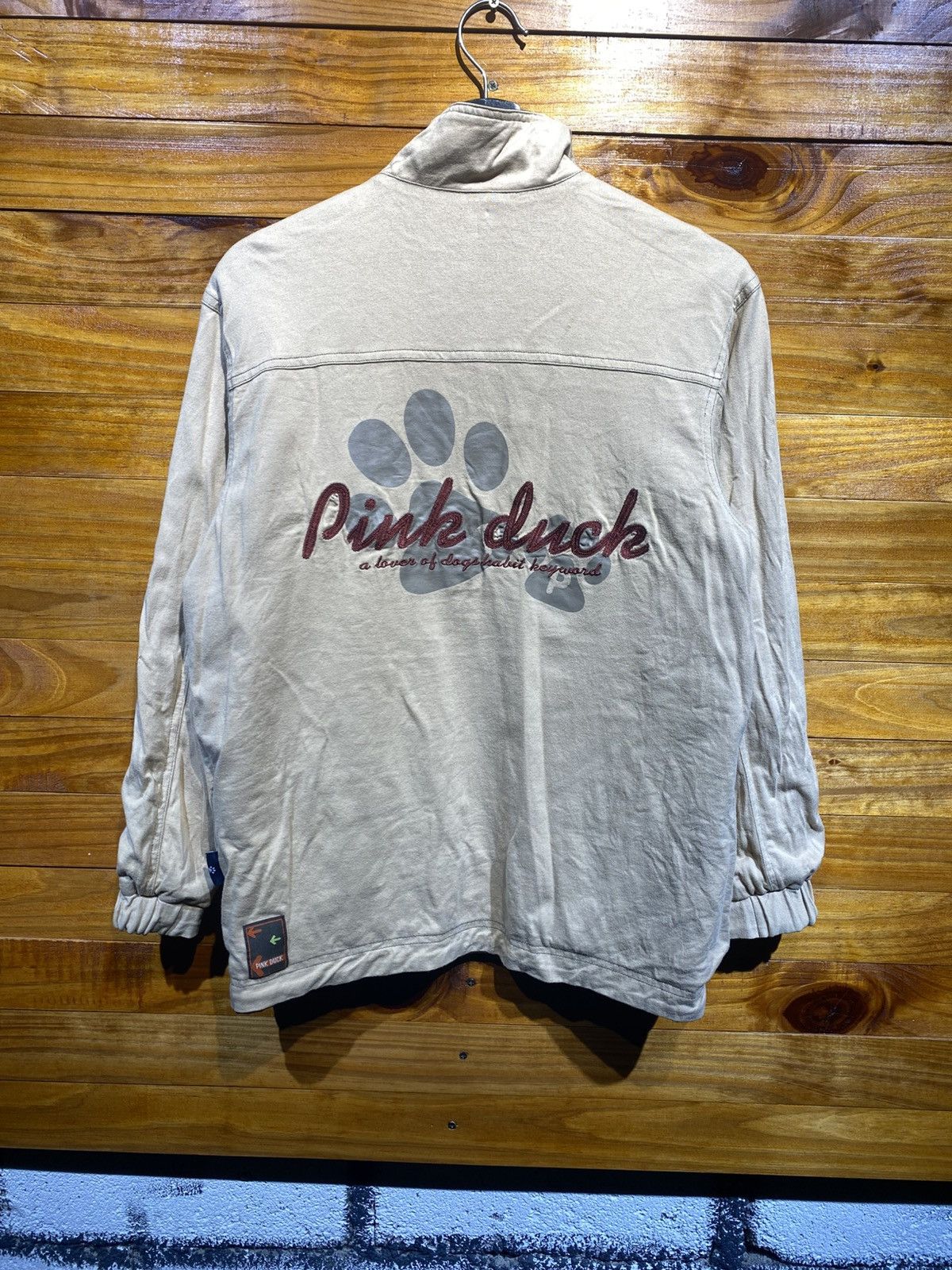 Japanese Brand Vintage Pink Duck Club Brown Windbreaker Jacket Outdoor Size US S / EU 44-46 / 1 - 13 Thumbnail