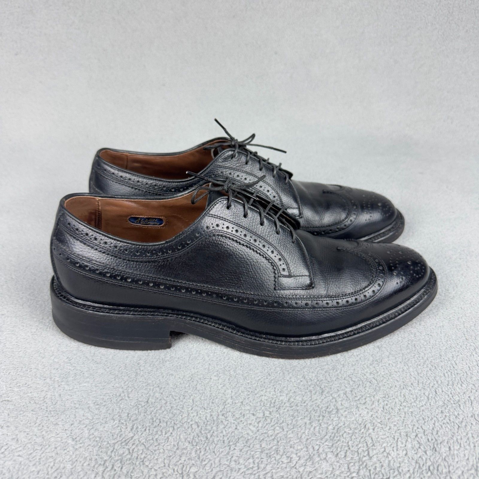 Allen Edmonds Allen Edmonds MacNeil Black Pebble Grain Longwing USA 9D Size US 9 / EU 42 - 19 Thumbnail