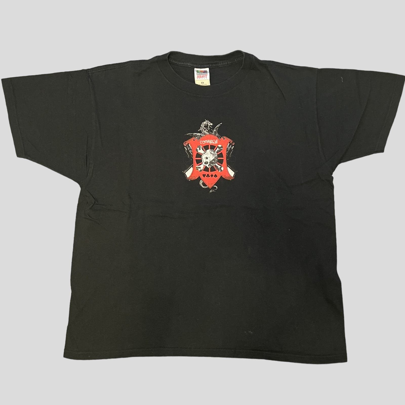 image of Fruit Of The Loom Converge Band Jane Doe Homewrecker Vintage T-Shirt Size XL in Black, Men's