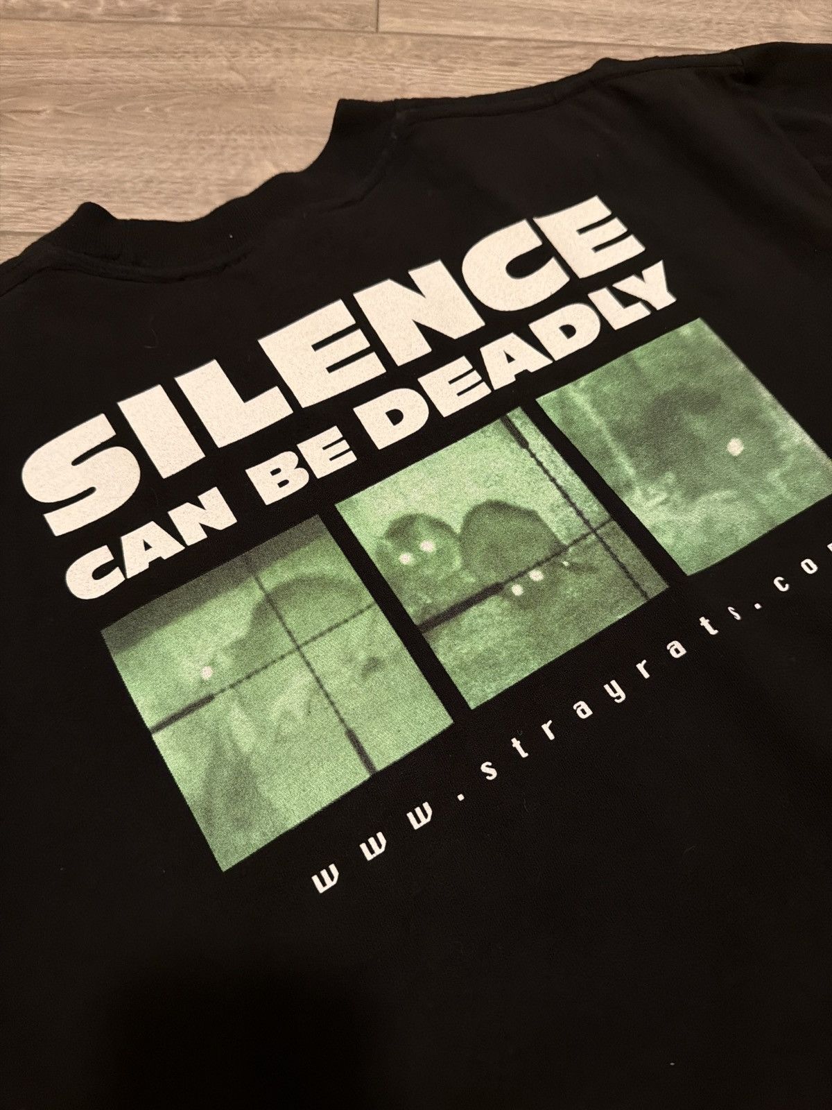 Stray Rats STRAY RATS silence can be deadly tee Size US L / EU 52-54 / 3 - 1 Thumbnail