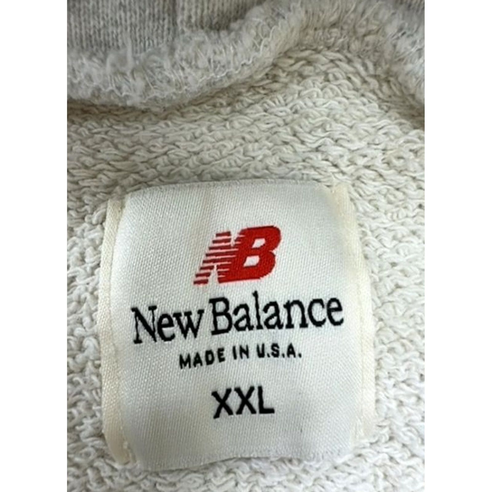 New Balance New Balance Boys Heather Gray Pullover Hoodie XXL Fleece Logo Size Regular Size US XXL / EU 58 / 5 - 4 Thumbnail