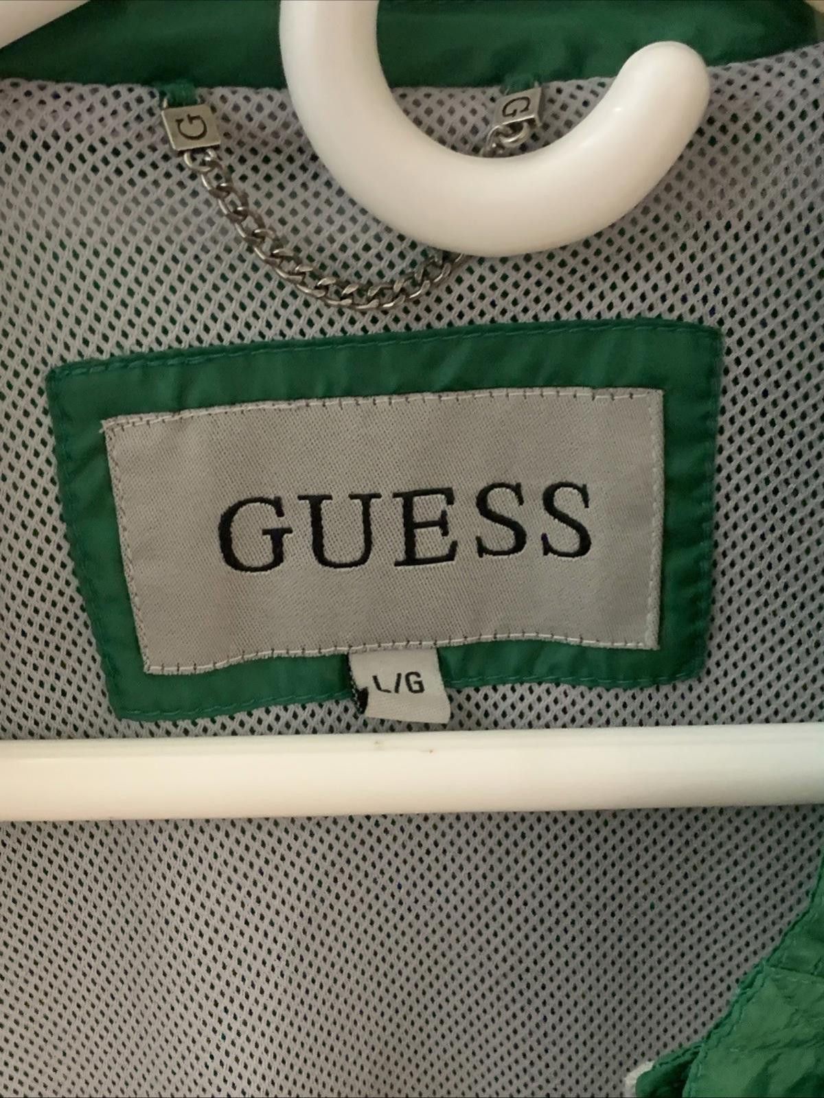 Guess Vintage GUESS Emerald Green Lightweight Jacket Military 2010 Size US L / EU 52-54 / 3 - 5 Thumbnail