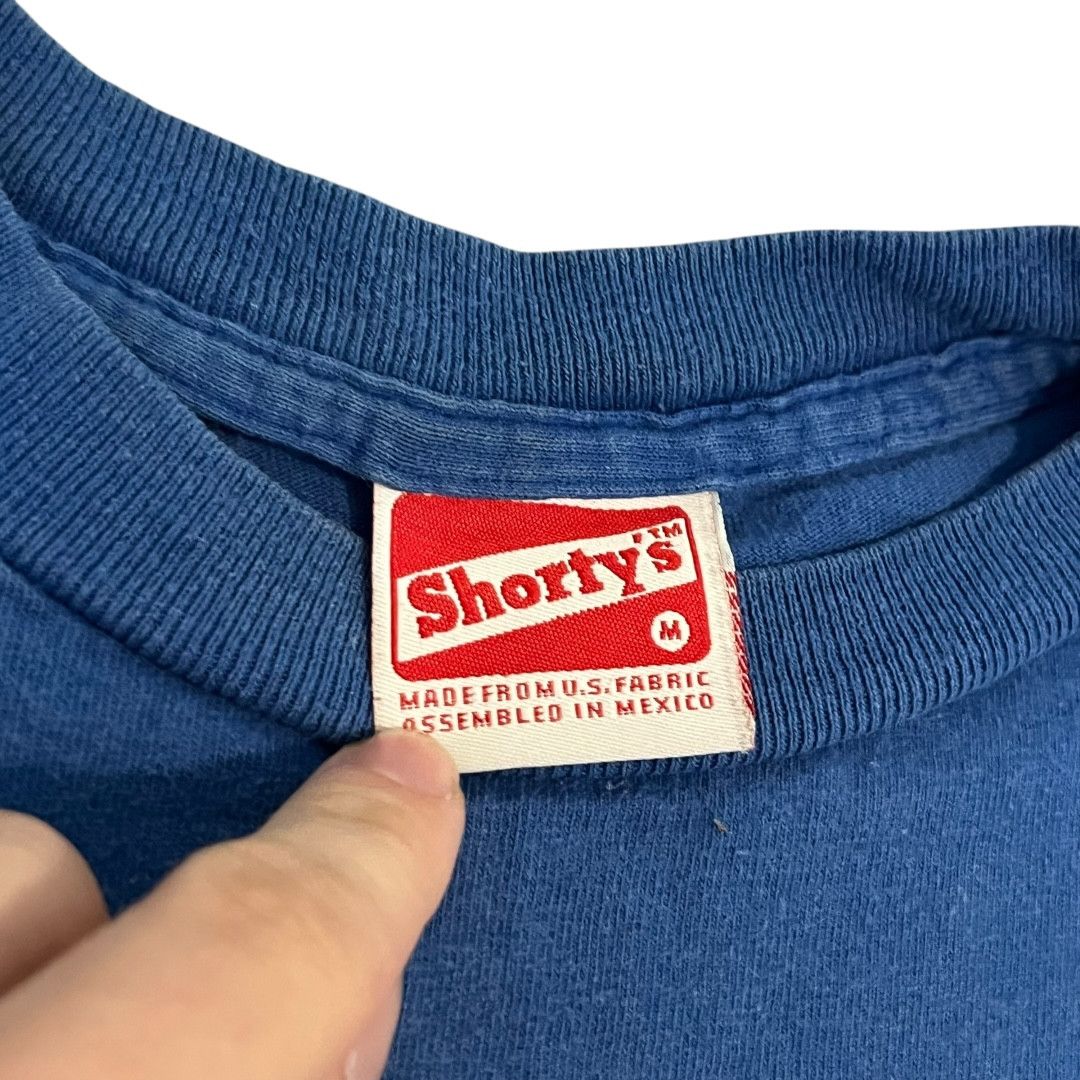 Shorty's Skateboards VINTAGE Shorty's Skateboards Chad Muska Flag Logo T Shirt Size US M / EU 48-50 / 2 - 2 Thumbnail