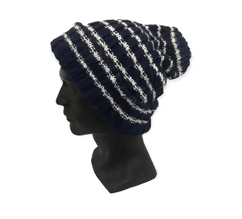 Japanese Brand × Kapital × Vintage Japanese Brand Stripe Design Beanie Hat Size ONE SIZE - 1 Thumbnail