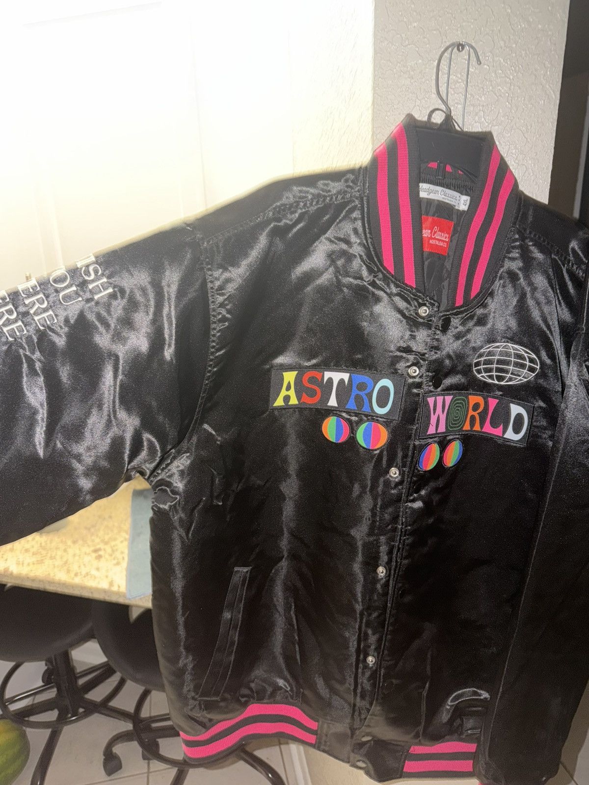 Travis Scott Astroworld Varsity Jacket Size US XXL / EU 58 / 5 - 2 Thumbnail