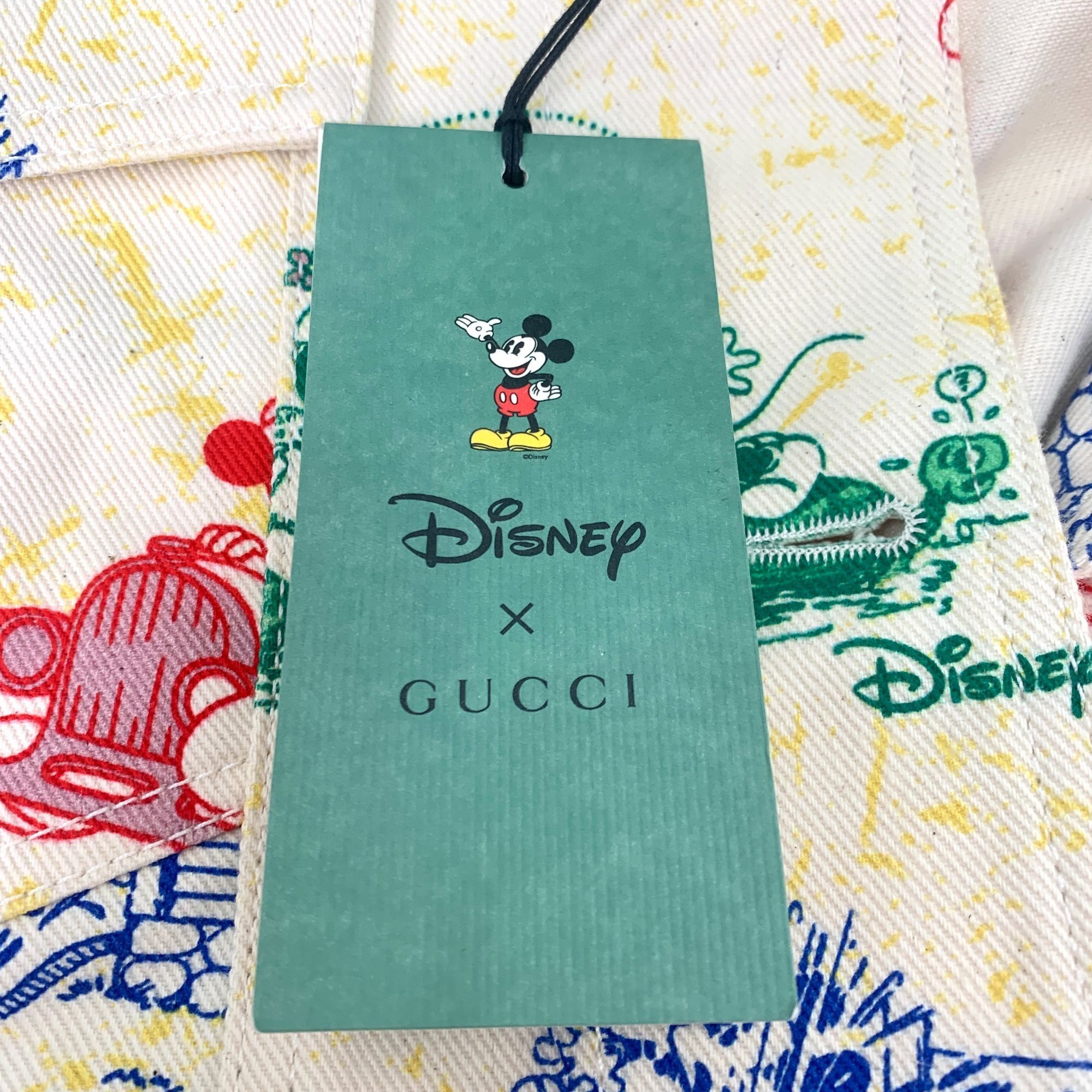 Gucci Disney X Gucci Mickey Mouse Printed Denim Jacket Size S / US 4 / IT 40 - 7 Thumbnail