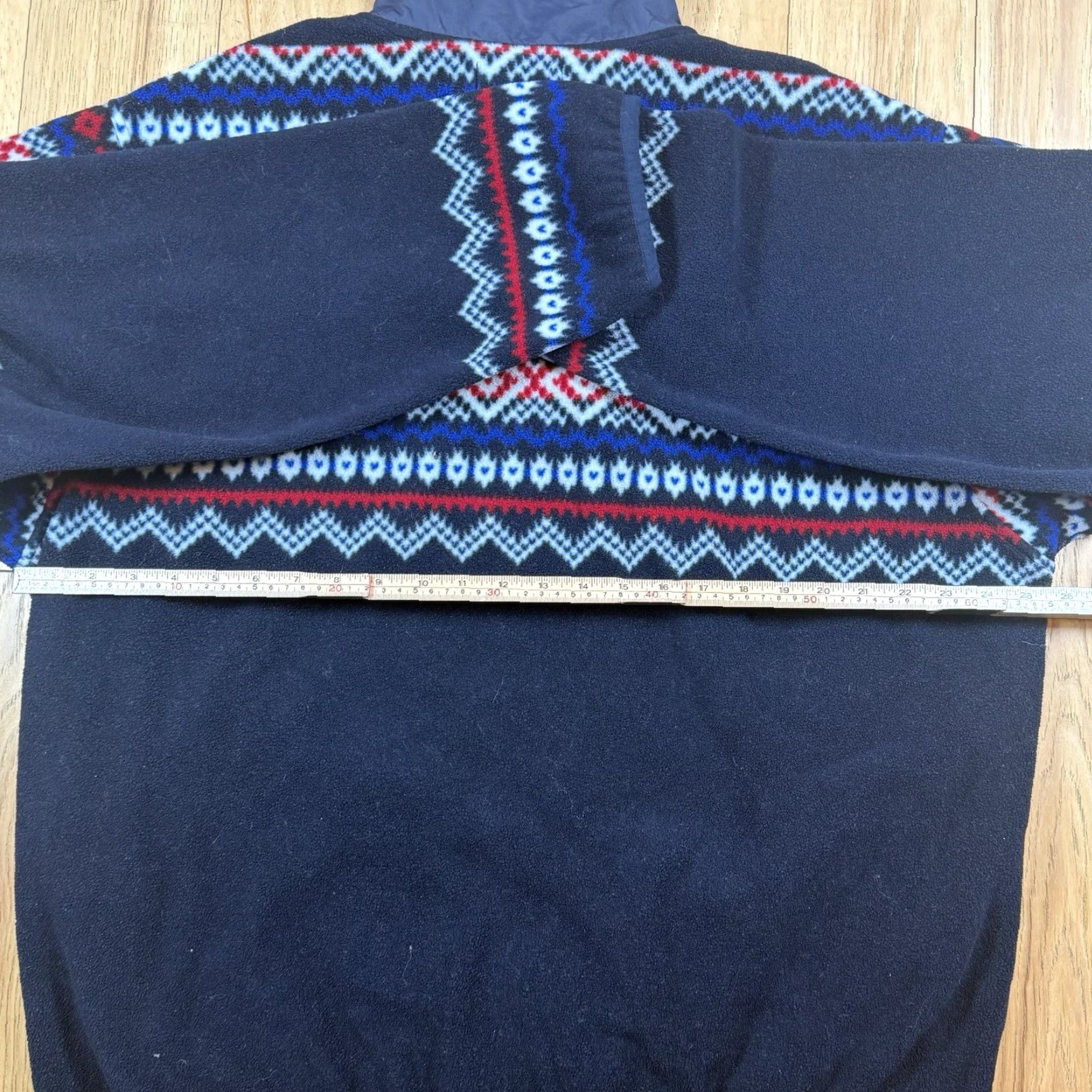 Ralph Lauren Ralph Lauren Polo Sweater Fleece Fair Isle 1/2 Button Zip Blue Mens 2XL Aztec Pullover Size US XXL / EU 58 / 5 - 5 Thumbnail