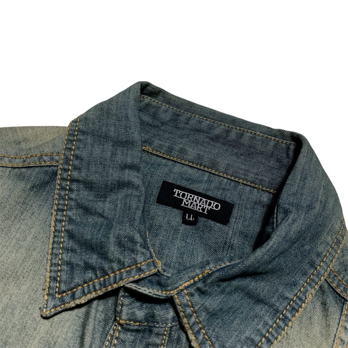 Japanese Brand Vtg Tornado Mart Rool Up Shirt Japanese Brand Size US L / EU 52-54 / 3 - 3 Thumbnail