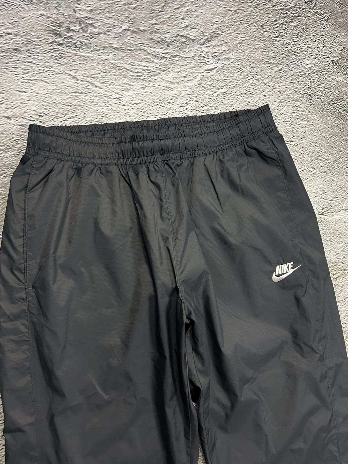 Nike × Vintage Nike track suit vintage dark grey nylon pants jacket drill Size US L / EU 52-54 / 3 - 9 Thumbnail