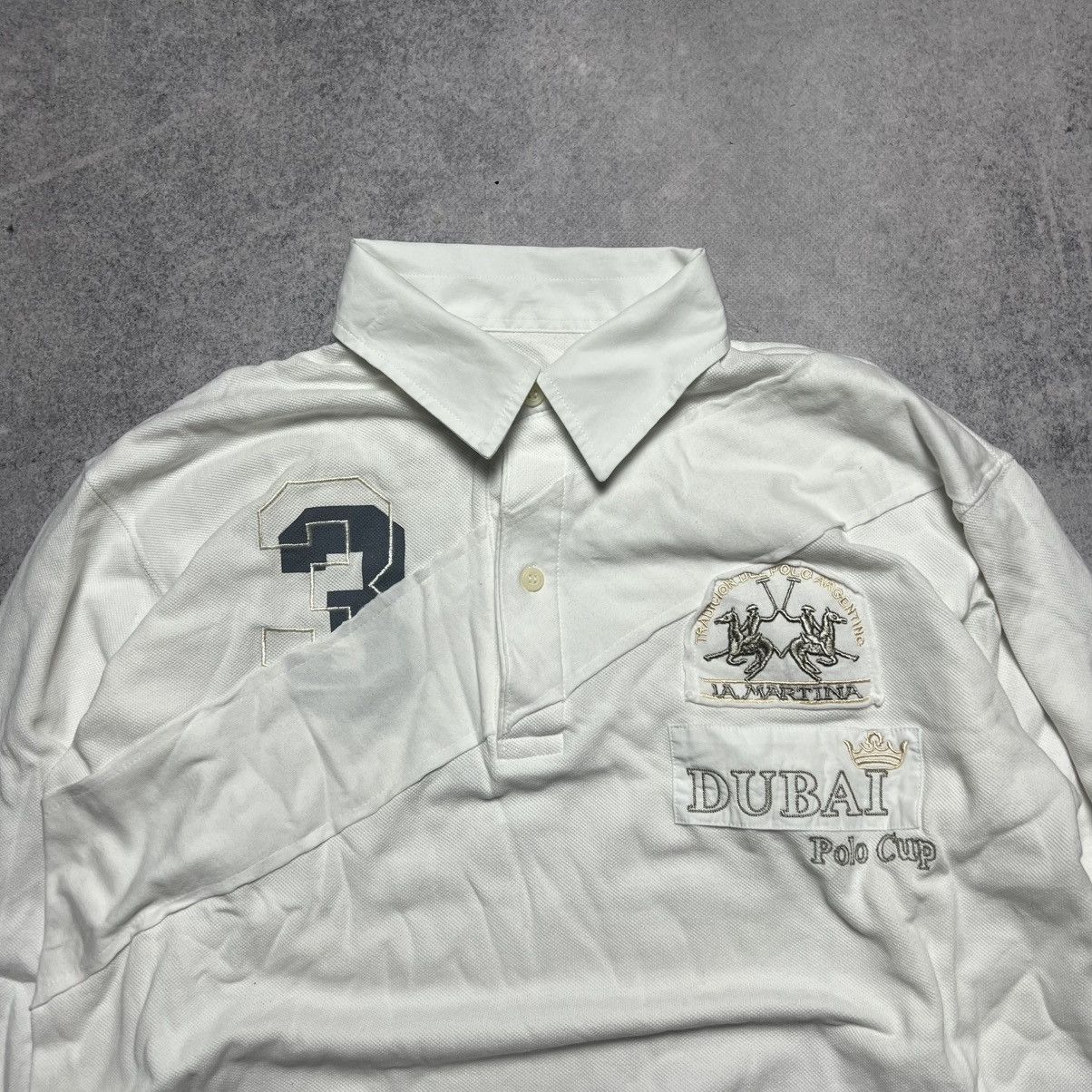 Vintage Vintage La Martina Rugby Dubai Polo Cup Team Long Sleeve Size US L / EU 52-54 / 3 - 4 Thumbnail