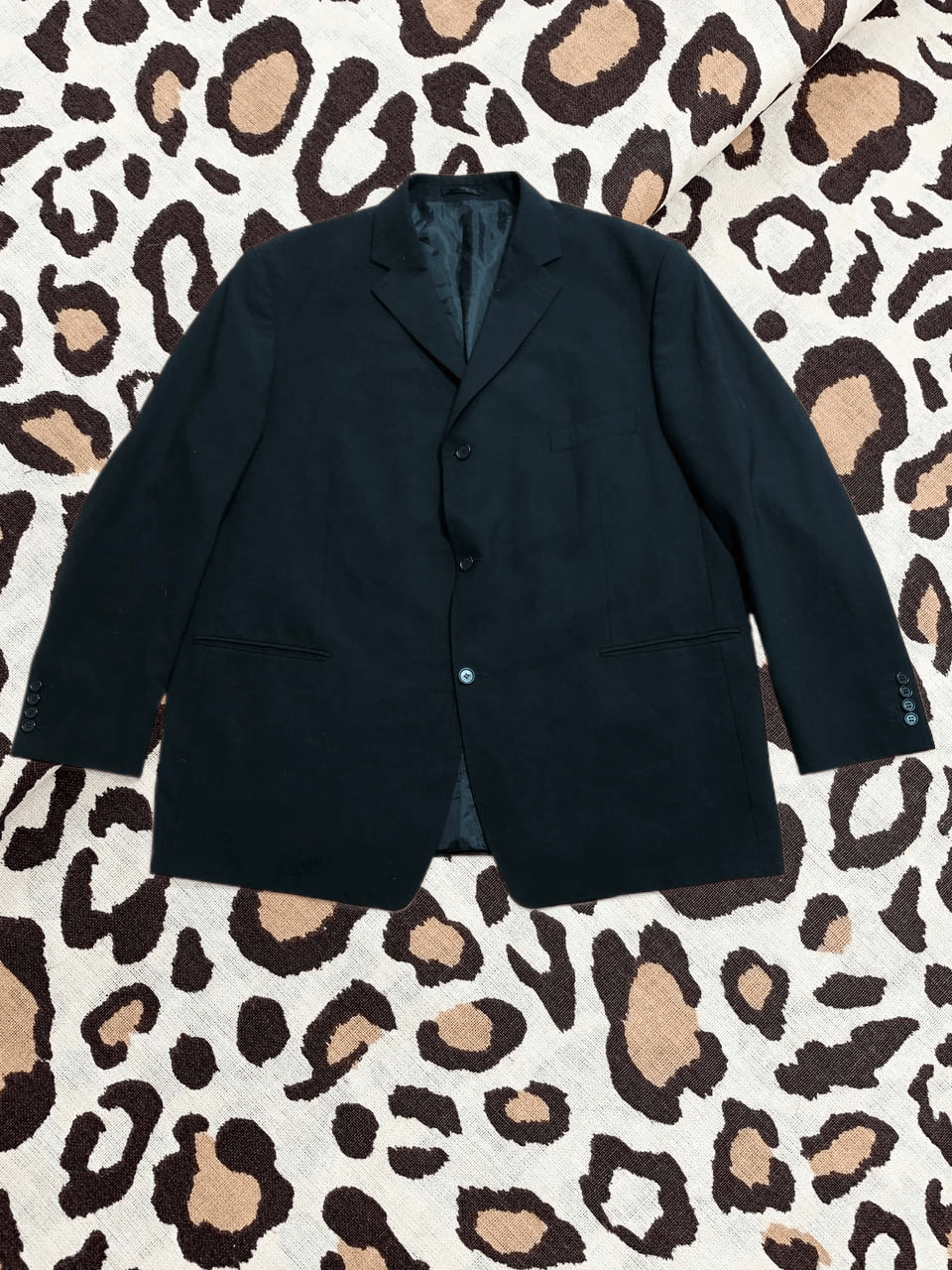 Balmain Balmain Button Blazer Jacket Vintage Designer Suit VTG Size 50S - 1 Thumbnail