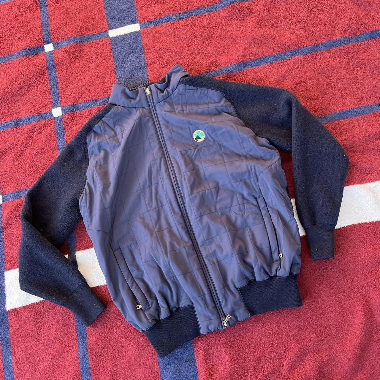 Peter Millar Peter Millar quilted Crown Elite navy blue sweater Jacket Size US L / EU 52-54 / 3 - 1 Thumbnail