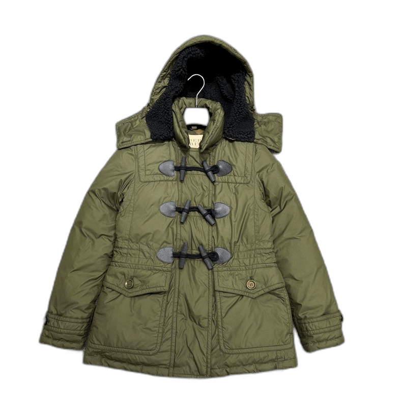 burberry toggle button puffer coat